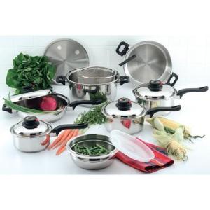 chef-apos-s-secret-reg-15pc-12-element-t304-stainless-steel-cookware